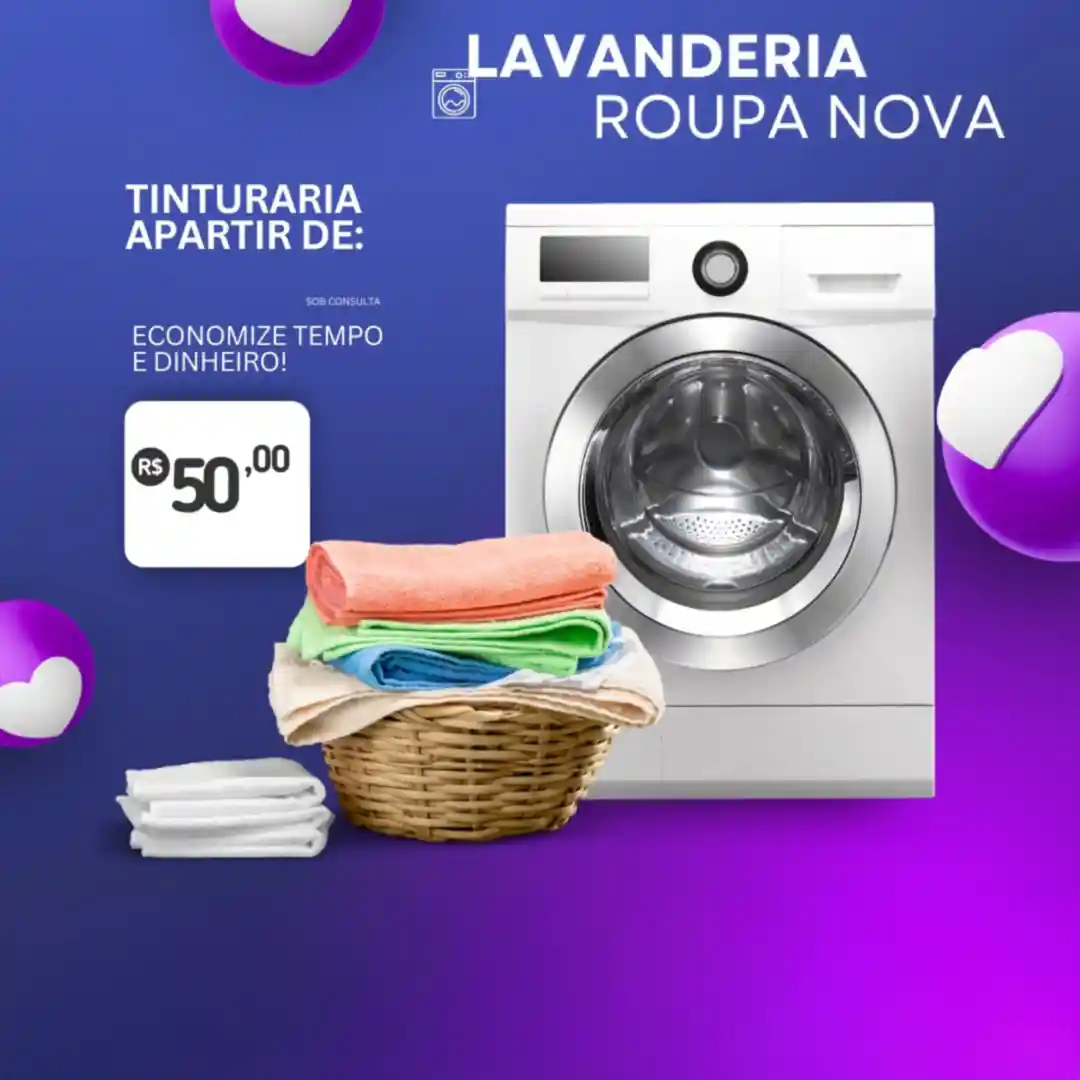Promoção de tinturaria a partir de R$ 50,00