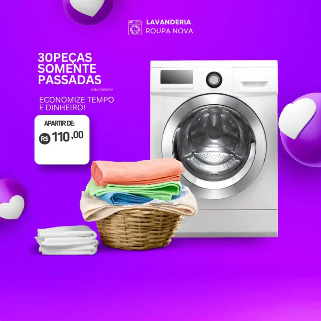 Promoção 30 peças somente passadas a partir de R$ 110,00